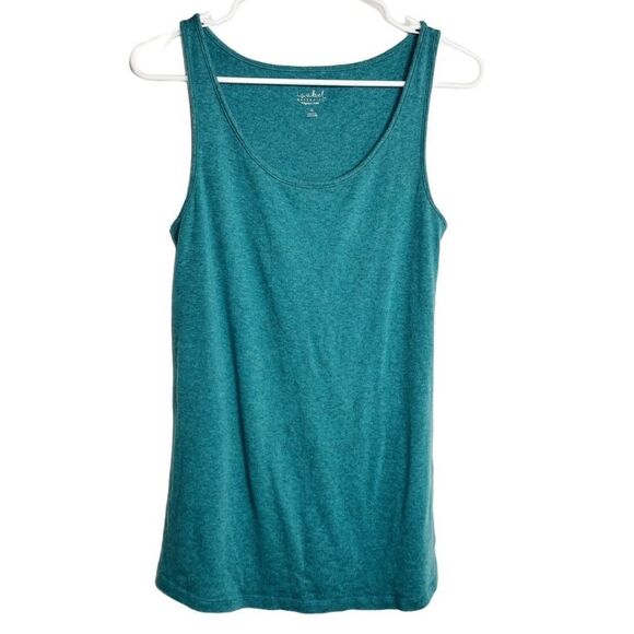 Isabel Maternity Scoop Neck Tank Top Teal Green Size XL - Picture 1 of 4